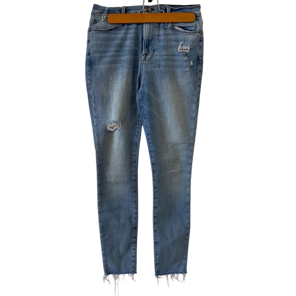 Frame Le High Skinny Light Wash Distressed Jeans Women’s Size 30